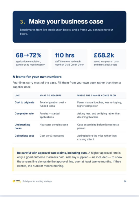 Make your business case